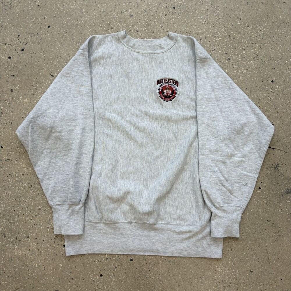 Vintage 90s Northeastern University Champion Reverse Weave